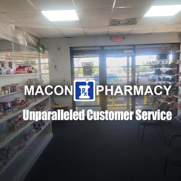 Macon Pharmacy 4683 Log Cabin Dr. Macon, GA 31204 (478) 8128980